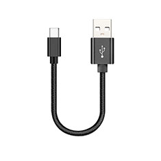 Kabel Type-C Android Universal 30cm S05 für Apple iPhone 15 Plus Schwarz