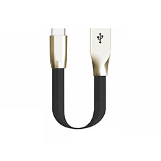 Kabel Type-C Android Universal 30cm S06 für Apple iPad Air 5 10.9 (2022) Schwarz