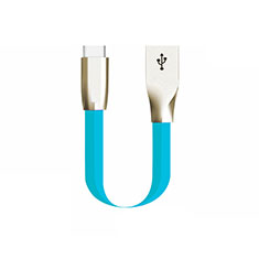 Kabel Type-C Android Universal 30cm S06 für Apple iPhone 15 Pro Max Blau