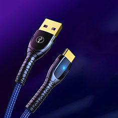 Kabel Type-C Android Universal 5A H02 für Samsung Galaxy A01 SM-A015 Schwarz