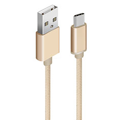 Kabel Type-C Android Universal T04 für Huawei Mate 40 Pro 5G Gold
