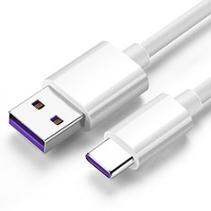 Kabel Type-C Android Universal T06 für Apple iPhone 15 Pro Weiß