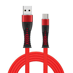 Kabel Type-C Android Universal T26 für Oppo A55S 5G Rot