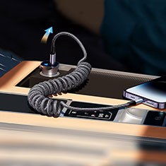 Kabel Type-C USB-C auf Lightning USB H02 für Apple iPad Pro 12.9 (2022) Dunkelgrau
