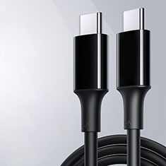 Kabel Type-C USB-C auf Type-C USB-C 100W H04 für Apple iPad Air 5 10.9 (2022) Schwarz