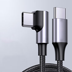 Kabel Type-C USB-C auf Type-C USB-C 60W H01 für Apple iPad Pro 11 (2022) Dunkelgrau
