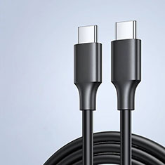 Kabel Type-C USB-C auf Type-C USB-C 60W H04 für Apple iPhone 15 Pro Max Schwarz