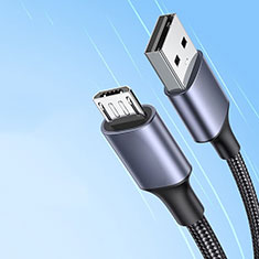 Kabel USB 2.0 Android Universal 2A H03 für HTC Desire 21 Pro 5G Blau