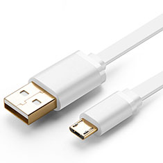 Kabel USB 2.0 Android Universal A09 für Xiaomi Redmi Note 13 Pro+ Plus 5G Weiß