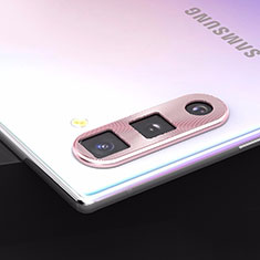 Kameraschutz Gehärtetes Glas Glasfolie Skins zum Aufkleben Panzerglas für Samsung Galaxy Note 10 5G Rosegold