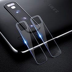 Kameraschutz Gehärtetes Glas Glasfolie Skins zum Aufkleben Panzerglas für Samsung Galaxy S10 Klar