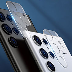 Kameraschutz Gehärtetes Glas Glasfolie Skins zum Aufkleben Panzerglas für Samsung Galaxy S22 Ultra 5G Klar
