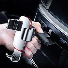 KFZ Halter Halterungung CD Schlitz Auto Handy Halter Halterung Universal M26 für Oppo A54 4G Schwarz