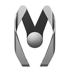 KFZ Halter Halterungung Lüftungs Auto Handy Halter Halterung Universal M21 für Motorola Moto G14 Grau