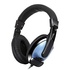 Kopfhörer Stereo Sport Headset In Ear Ohrhörer H53 für Vivo X70 5G Blau