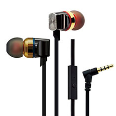 Kopfhörer Stereo Sport Ohrhörer In Ear Headset H02 für Huawei P Smart+ Plus Gold