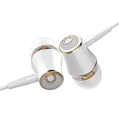 Kopfhörer Stereo Sport Ohrhörer In Ear Headset H06 für Motorola Moto G60s Gold