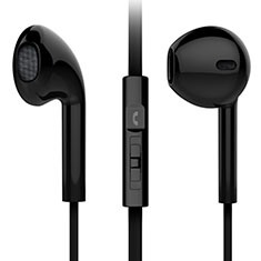 Kopfhörer Stereo Sport Ohrhörer In Ear Headset H07 für Oppo Reno7 Pro 5G Schwarz