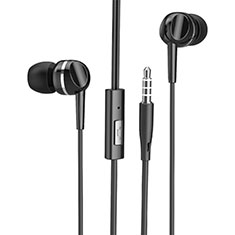 Kopfhörer Stereo Sport Ohrhörer In Ear Headset H09 für Vivo Y35 4G Schwarz