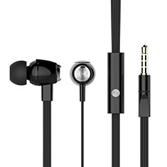 Kopfhörer Stereo Sport Ohrhörer In Ear Headset H13 für Samsung Galaxy A03 Schwarz