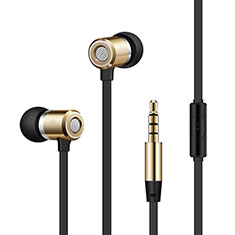 Kopfhörer Stereo Sport Ohrhörer In Ear Headset H18 für Handy Zubehoer Kfz Ladekabel Gold