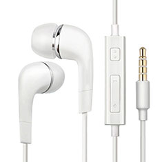 Kopfhörer Stereo Sport Ohrhörer In Ear Headset H20 für Asus ZenFone 8 Flip ZS672KS Weiß