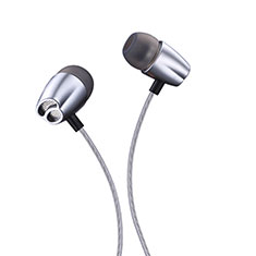 Kopfhörer Stereo Sport Ohrhörer In Ear Headset H26 für Samsung Galaxy A03 Grau