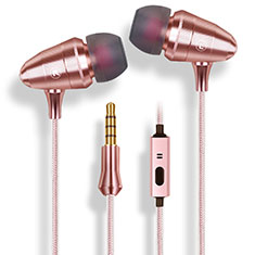 Kopfhörer Stereo Sport Ohrhörer In Ear Headset H35 für Handy Zubehoer Kfz Ladekabel Rosegold