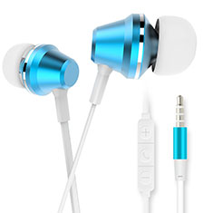 Kopfhörer Stereo Sport Ohrhörer In Ear Headset H37 für Sharp Aquos R6 Blau