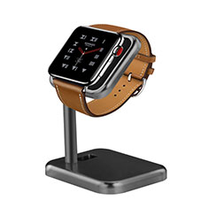 Ladegerät Dock Ladestation Ständer Halter Halterung für Apple iWatch 4 44mm Grau