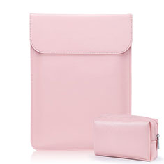 Leder Handy Tasche Sleeve Schutz Hülle L02 für Samsung Galaxy Book Flex 13.3 NP930QCG Rosa