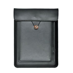Leder Handy Tasche Sleeve Schutz Hülle L09 für Apple MacBook Pro 13 zoll Retina Schwarz