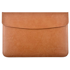 Leder Handy Tasche Sleeve Schutz Hülle L15 für Apple MacBook Pro 13 zoll Retina Orange