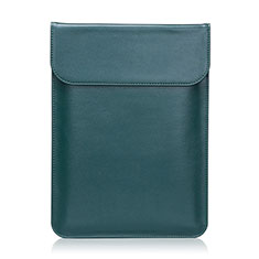 Leder Handy Tasche Sleeve Schutz Hülle L21 für Apple MacBook Pro 15 zoll Grün