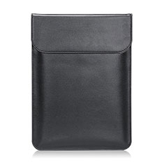 Leder Handy Tasche Sleeve Schutz Hülle L21 für Apple MacBook Pro 15 zoll Schwarz