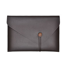 Leder Handy Tasche Sleeve Schutz Hülle L22 für Apple MacBook Air 11 zoll Braun