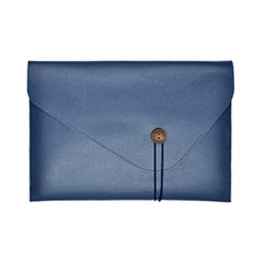 Leder Handy Tasche Sleeve Schutz Hülle L22 für Apple MacBook Air 13 zoll (2020) Blau