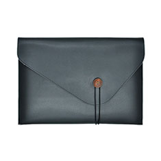 Leder Handy Tasche Sleeve Schutz Hülle L22 für Apple MacBook Pro 15 zoll Schwarz