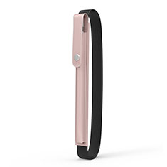 Leder Hülle Schreibzeug Schreibgerät Beutel Halter mit Abnehmbare Gummiband für Apple Pencil Apple New iPad 9.7 (2017) Rosegold