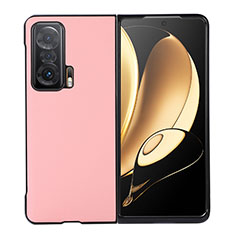 Luxus Leder Hülle Handyhülle und Kunststoff Schutzhülle Hartschalen Tasche BH5 für Huawei Honor Magic V 5G Rosegold