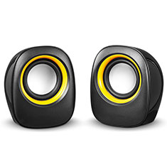 Mini Lautsprecher Stereo Speaker S01 für Vivo Y100A 5G Schwarz