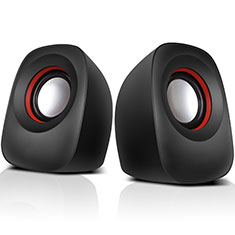 Mini Lautsprecher Stereo Speaker W01 für Motorola Moto G 5G 2023 Schwarz