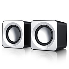 Mini Lautsprecher Stereo Speaker W04 Weiß
