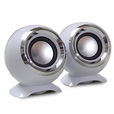 Mini Lautsprecher Stereo Speaker für Oppo F19 Pro Weiß