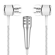 Mini-Stereo-Mikrofon Mic 3.5 mm Klinkenbuchse M01 für Samsung Galaxy A6s Silber