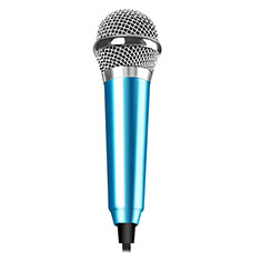 Mini-Stereo-Mikrofon Mic 3.5 mm Klinkenbuchse M04 für Realme V11s 5G Hellblau