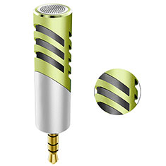 Mini-Stereo-Mikrofon Mic 3.5 mm Klinkenbuchse M09 für Handy Zubehoer Kfz Ladekabel Grün
