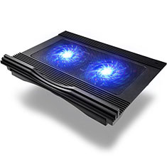 NoteBook Halter Halterung Kühler Cooler Kühlpad Lüfter Laptop Ständer 9 Zoll bis 16 Zoll Universal M10 für Apple MacBook Pro 13 zoll (2020) Schwarz