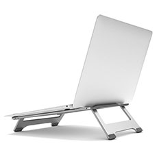 NoteBook Halter Halterung Laptop Ständer Universal K05 für Huawei MateBook 13 (2020) Silber