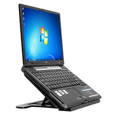 NoteBook Halter Halterung Laptop Ständer Universal S02 für Huawei Honor MagicBook 14 Schwarz
